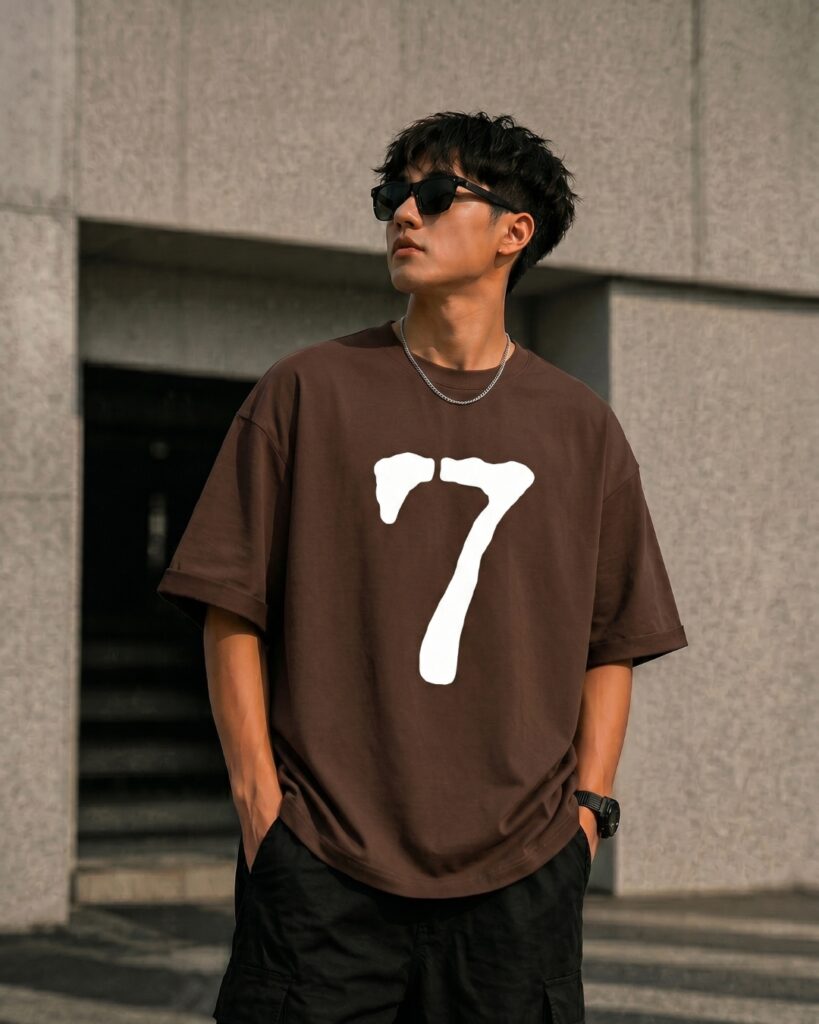 Seven Number Premium Oversized T-Shirt