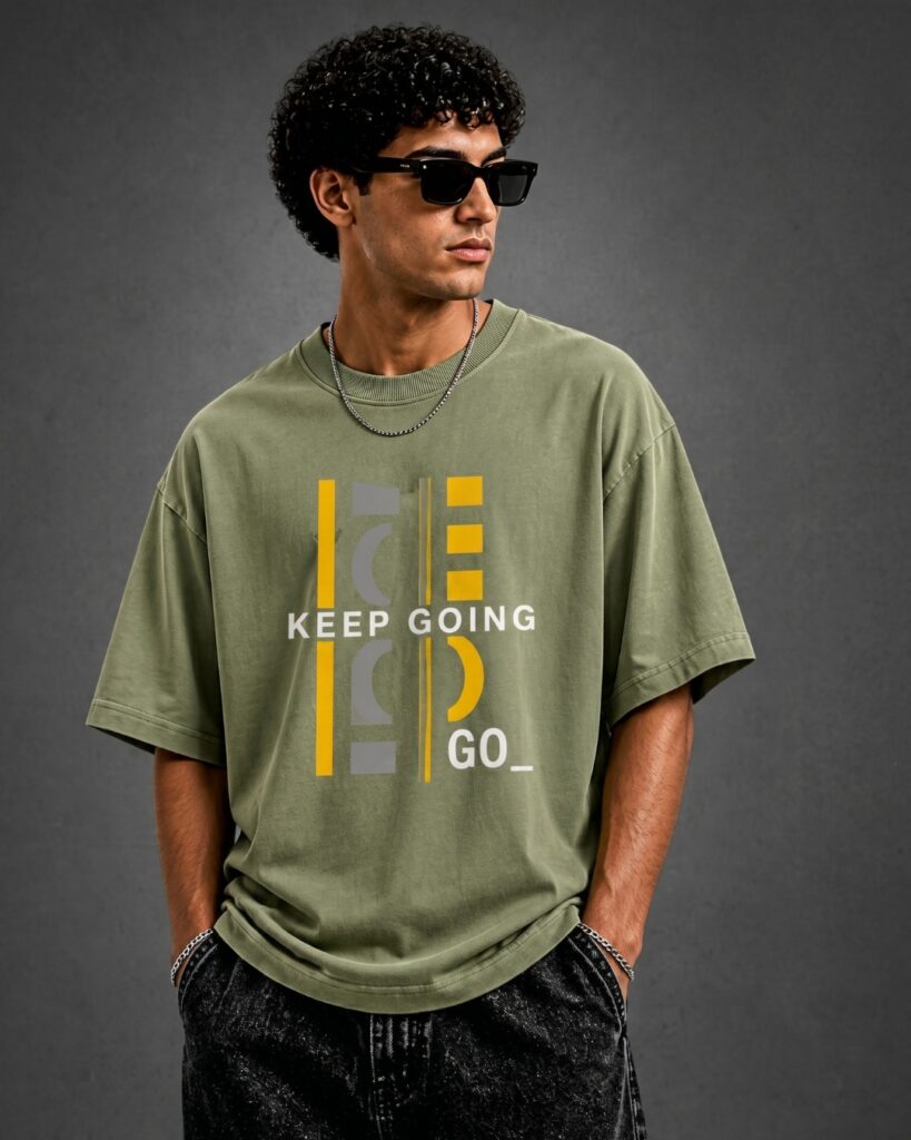 Modern Graphic Premium Oversized T-Shirt